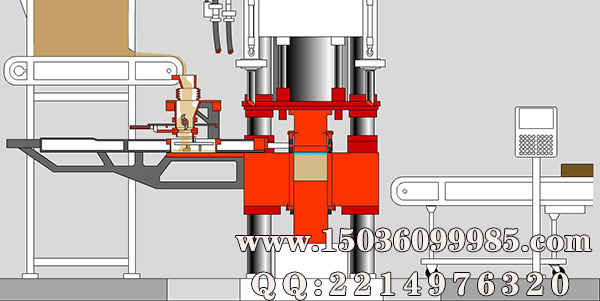 雙面加壓液壓磚機原理